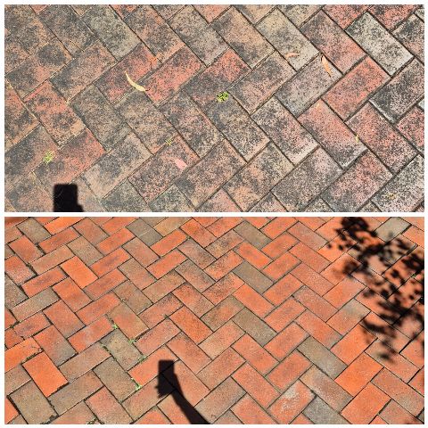 Pavement pressure washing